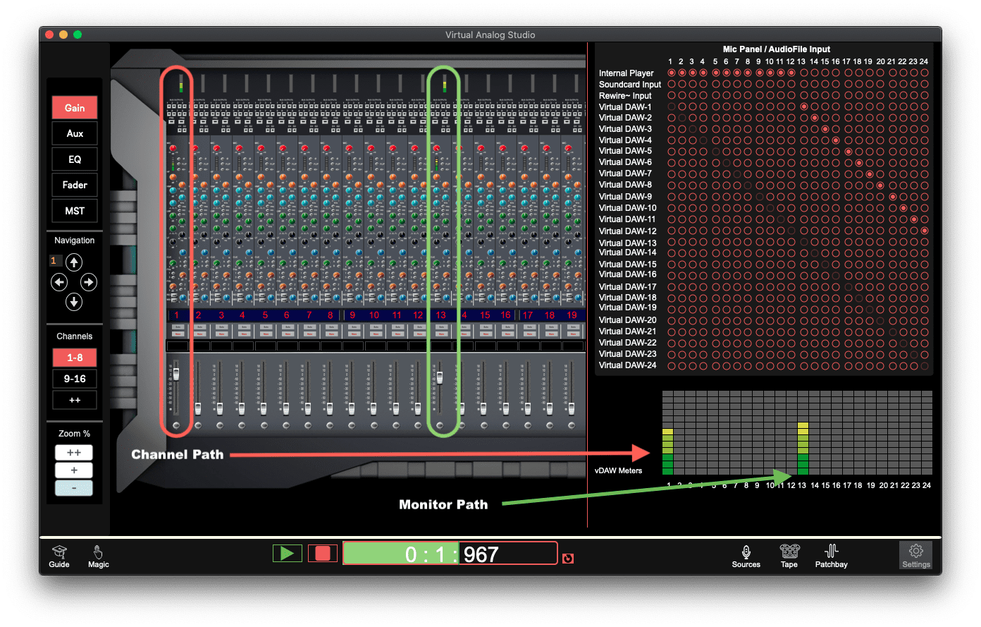 Soundcheck Split Console