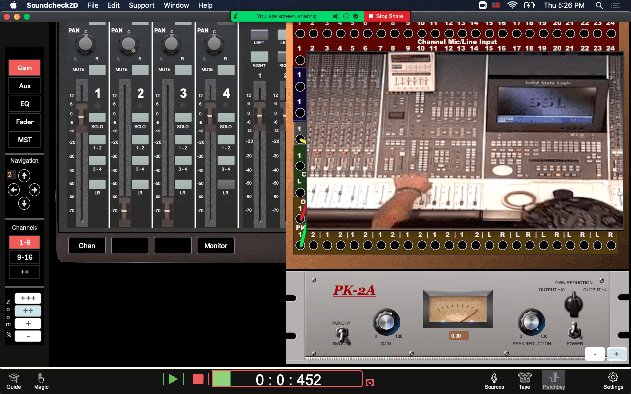 SoundcheckPro David Ivory Side By Side Console 1