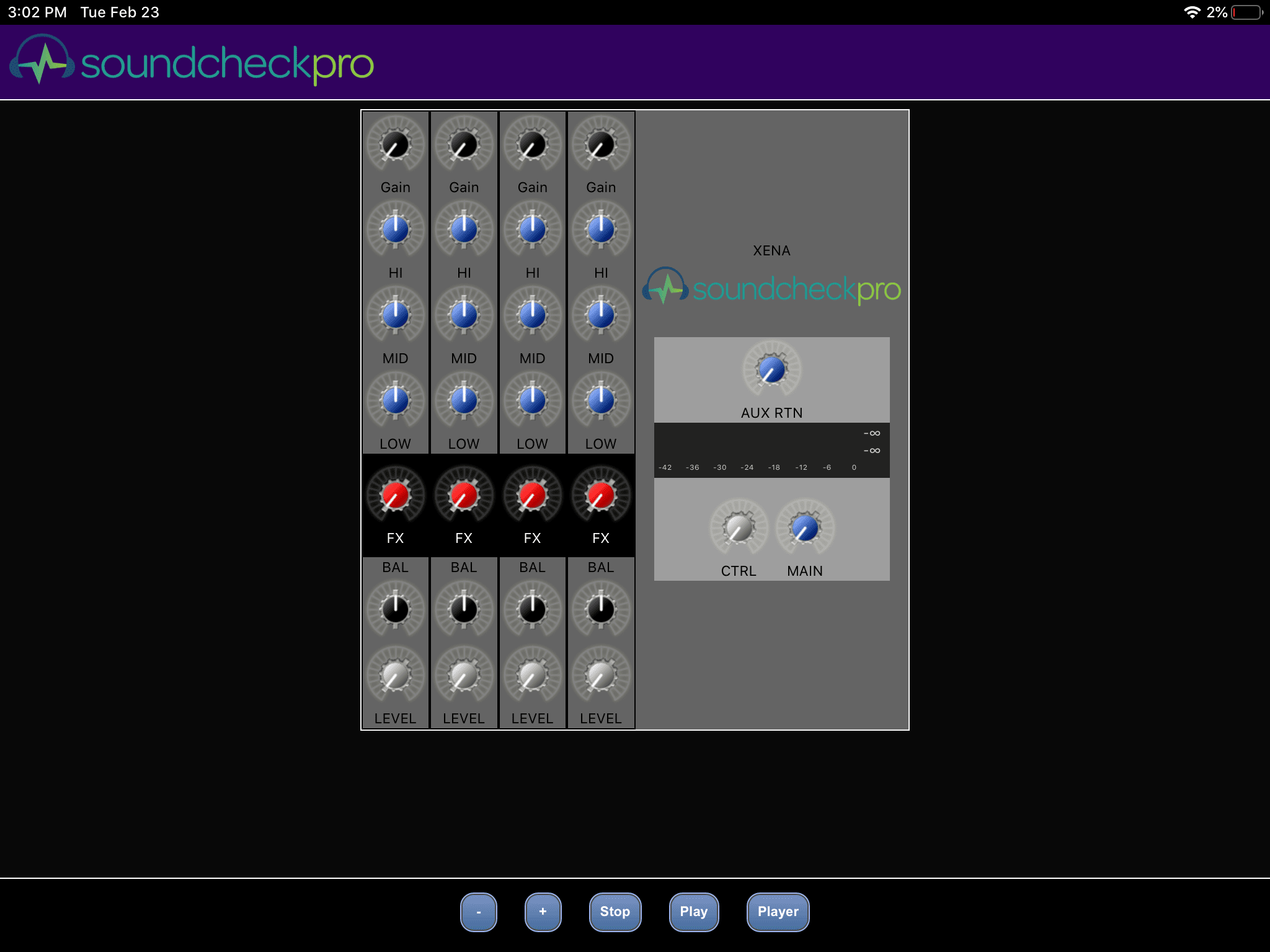 SoundcheckPro WebApp ipad SoundcheckPro WebApp ipad