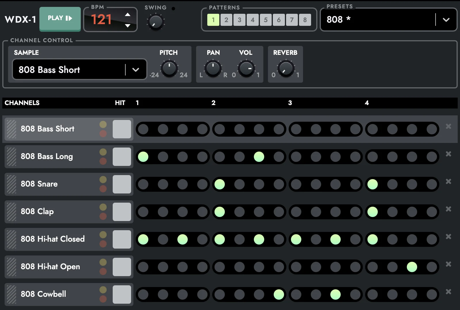 WDX-1 Drum Sequencer